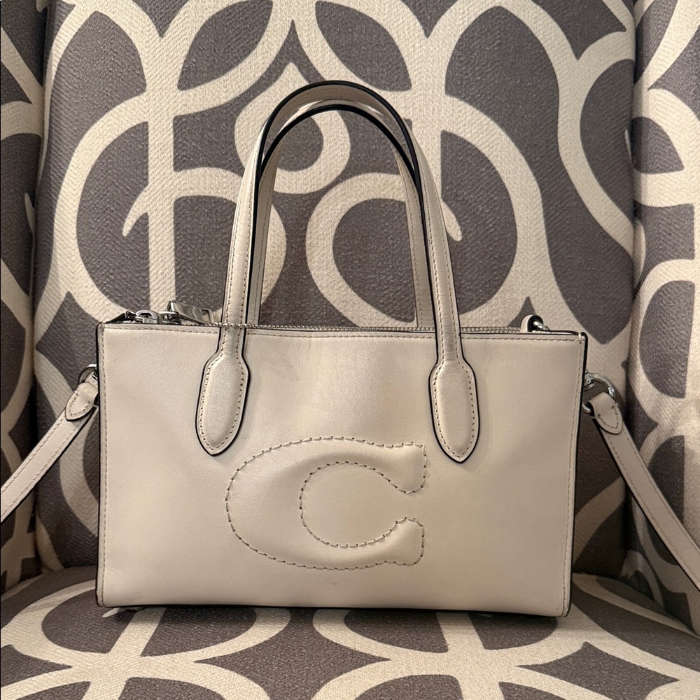 Coach Cream Satchel Bag